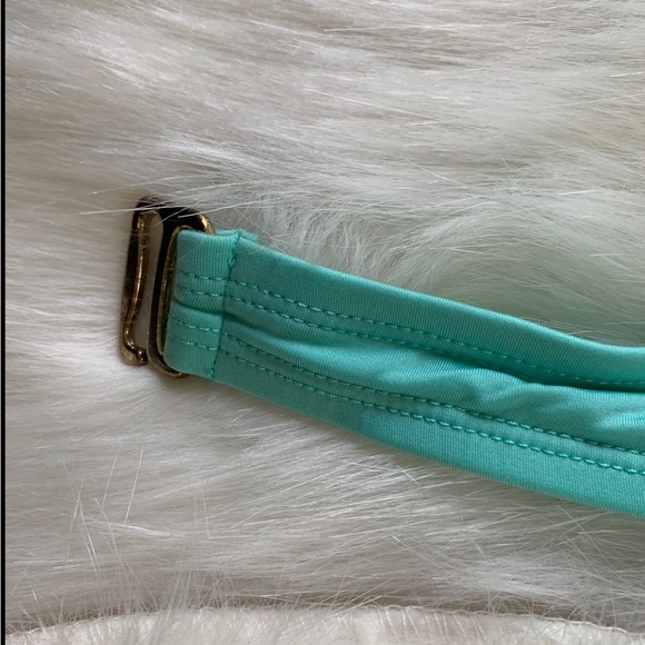 Mossimo Women’s Two Piece Bright Mint Green Bathing Suit - Picture 6 of 11